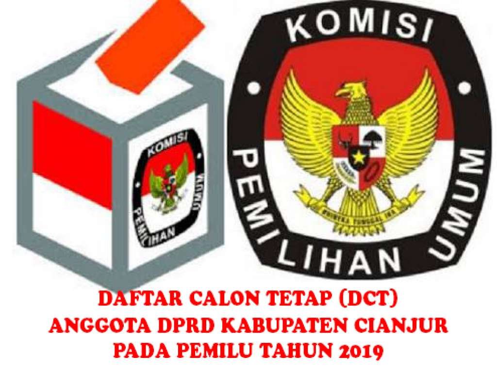 DCT Anggota DPRD Kabupaten Cianjur Pada Pemilu Tahun 2019