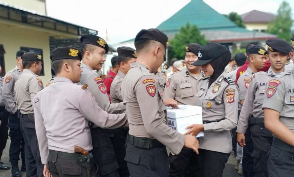 Peduli Bencana, Polres Cianjur Lakukan Penggalangan Dana 