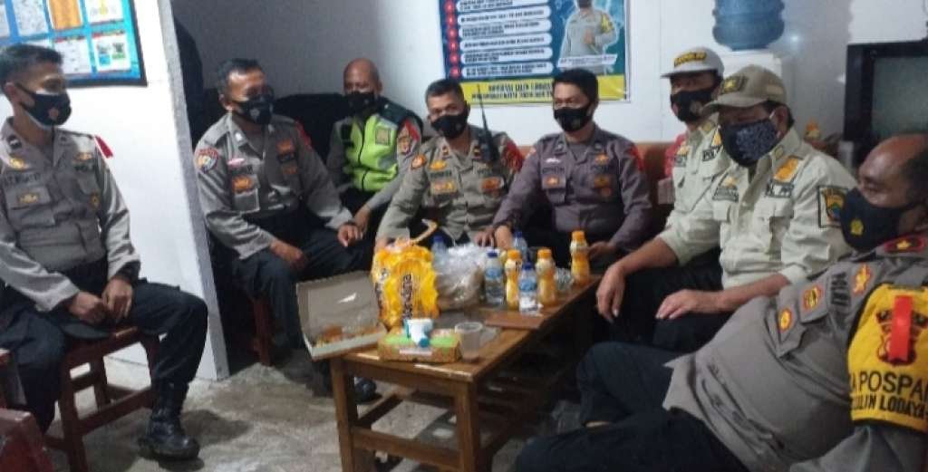 Ini Giat Kapolsek Warungkondang, Dalam Mengamankan Malam Natal