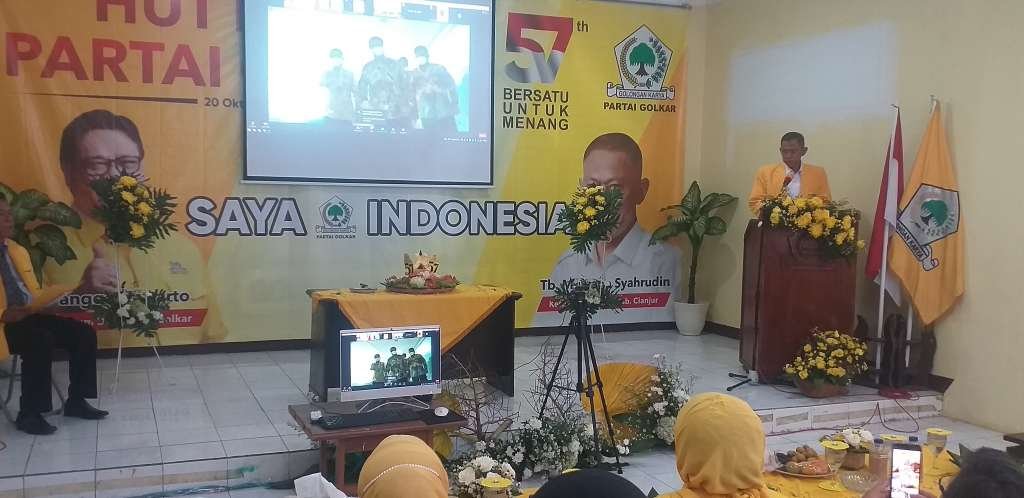Aroma "Jaga Jarak" Tercium, Bupati Tak Hadir dalam Peringatan HUT Partai Golkar ke 57