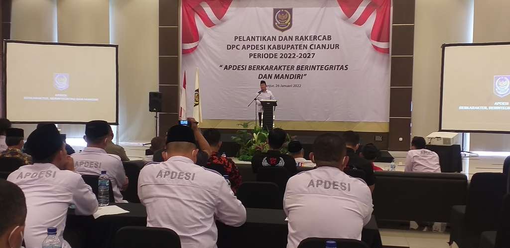 Ketua Apdesi Cianjur Terpilih, Resmi Dilantik