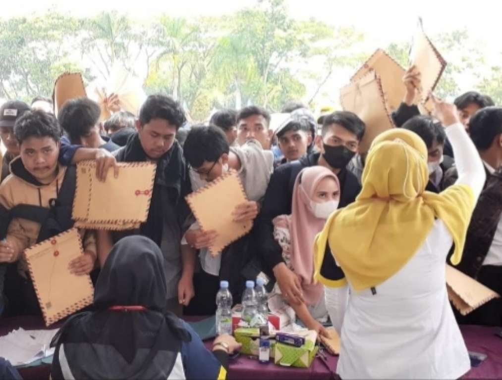 Ribuan PK Cianjur, Ikuti Kegiatan Job Fair 2022 