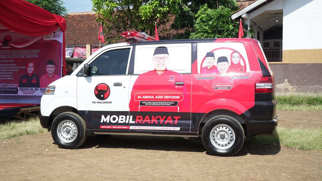 Hari Jadi PDI Perjuangan ke 50, Kang Azis Launching Mobil Rakyat 