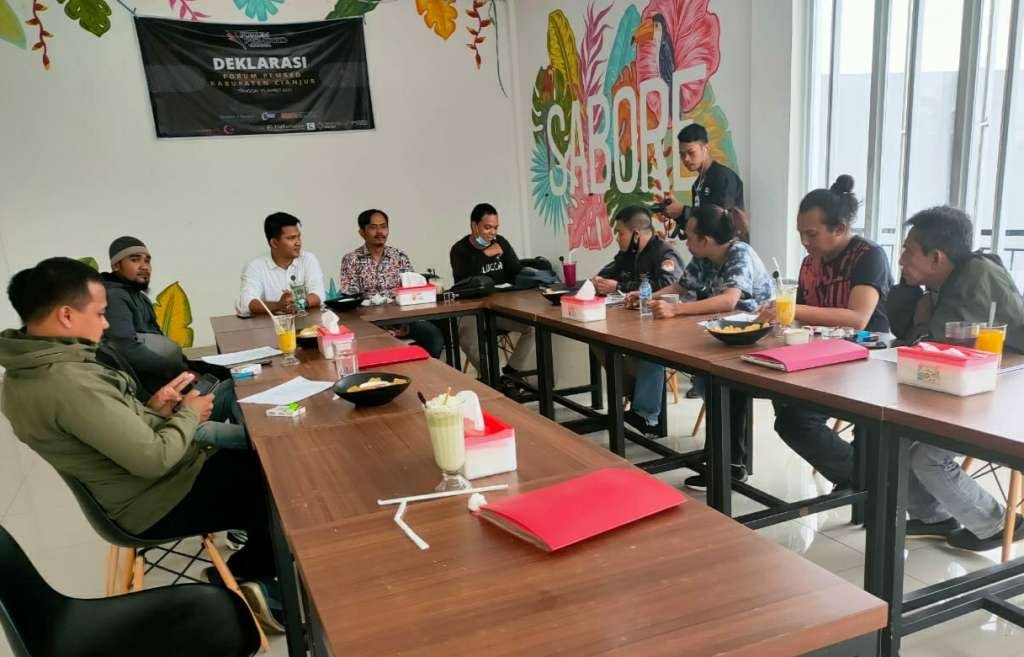 Tingkatkan Peran Media, Para Pemimpin Redaksi Deklarasikan Forum Pemred Cianjur