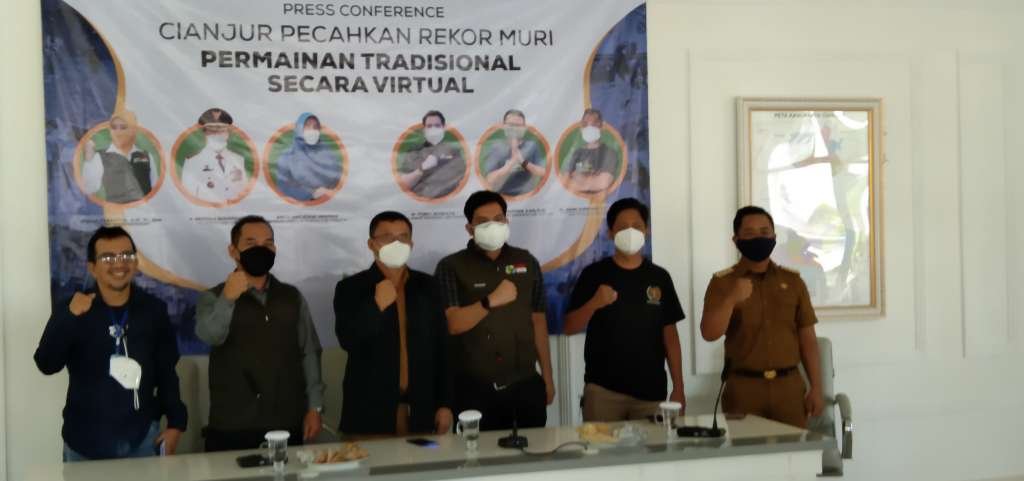 Jabar Bergerak Cianjur Siap Pecahkan Rekor Permainan/Kaulinan Tradisional