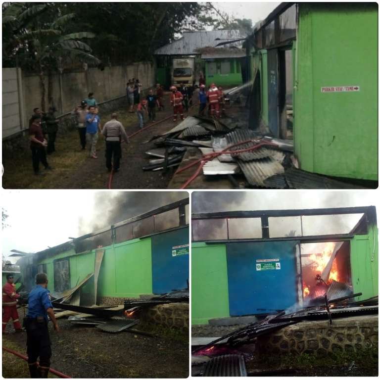 Gudang PT Hybro Indonesia Hangus Terbakar