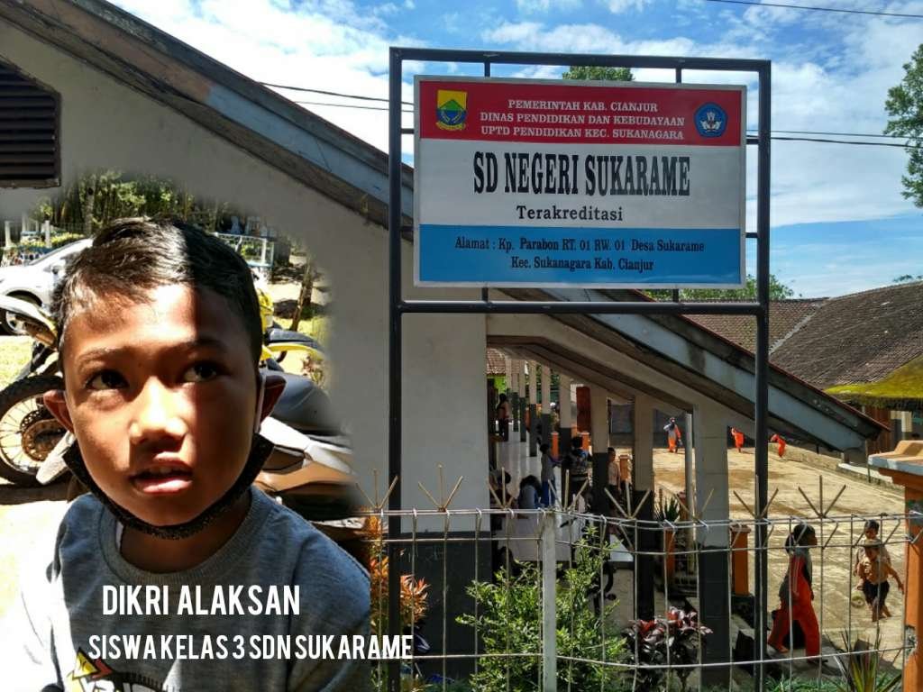 Anak SD di Cianjur Selatan Kirim Pesan untuk Presiden Joko Widodo