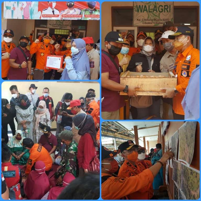 Bupati Kunjungi Lokasi Bencana Longsor di Cibeber