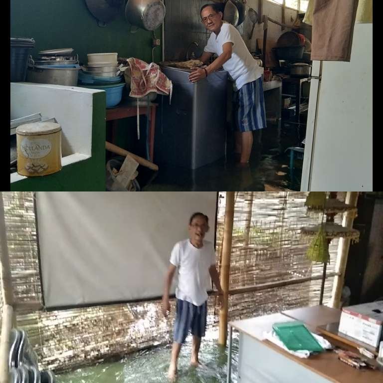 Tak Ada Hujan, Rumah di Komplek Gedong Asem Mendadak Terendam Banjir 