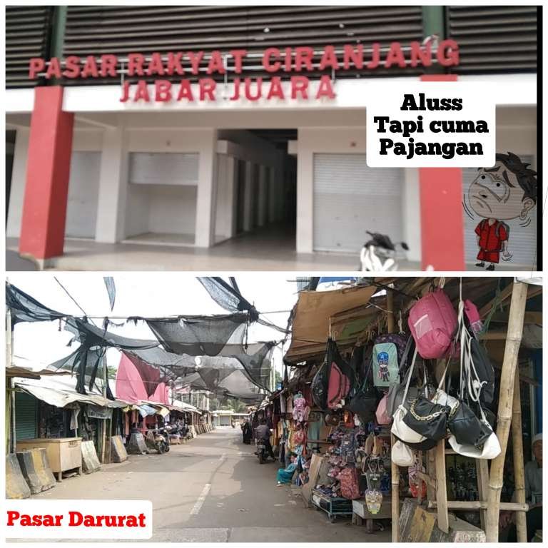 Nasib Pedagang Pasar Ciranjang, "Hidup Segan Mati Tak Mau"