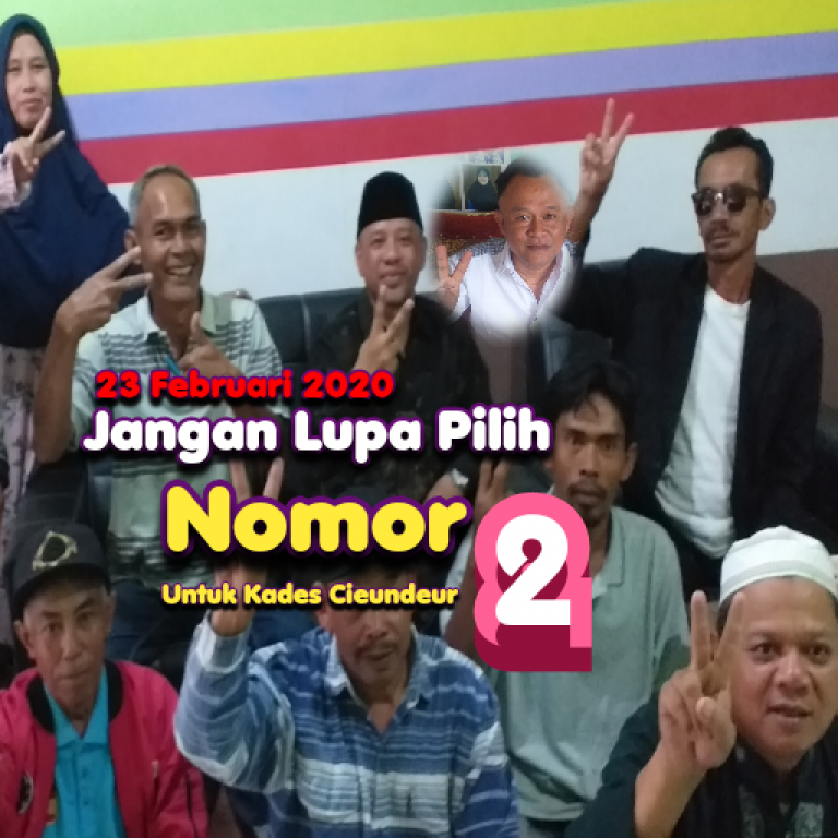 Moal Kecewa Ach, Milih Cakades Cieundeur Nomor Urut 2 "Kang Deden Erlan Sundata, SH"
